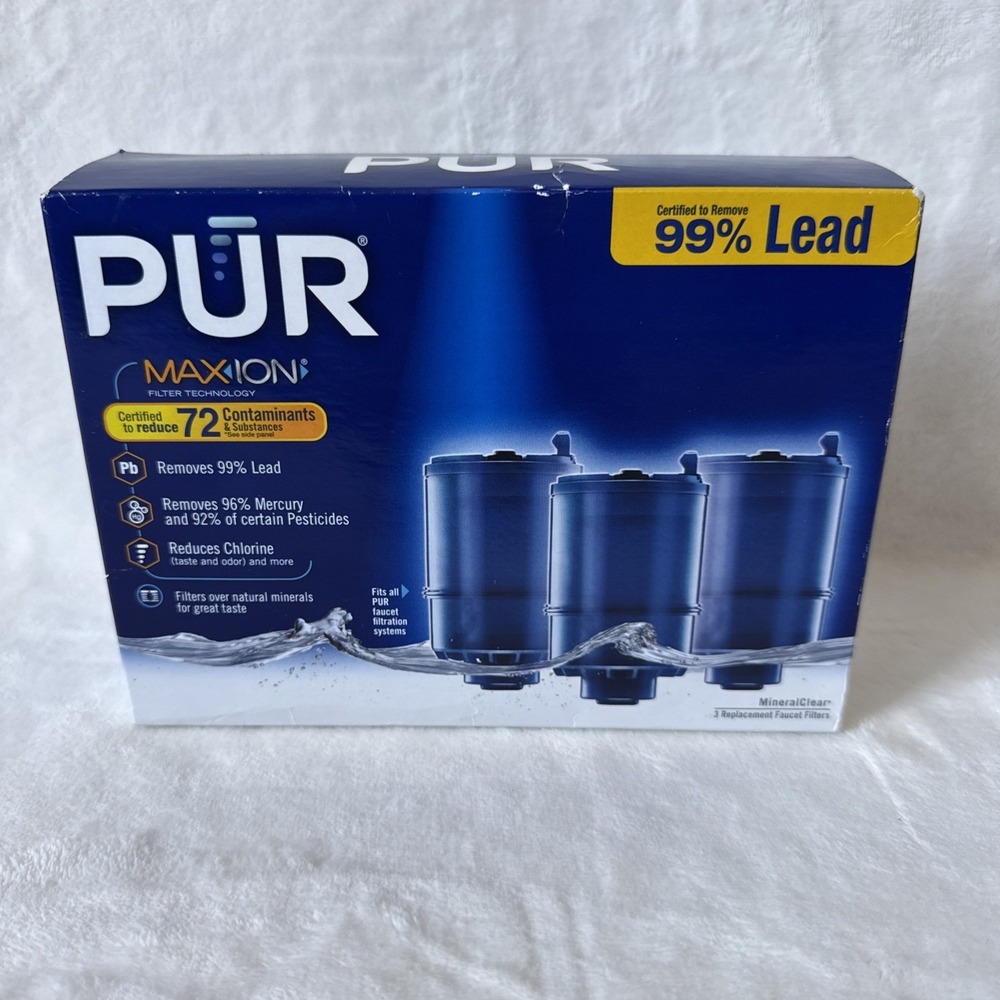 (3-Pk) PUR Mineral‎ Core Faucet Mount Water Filter Replacement RF9999
